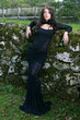 beauty woman in dress