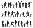 people silhouettes