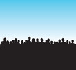 people silhouettes