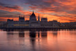Budapest parliament building in sunrise. Hungary Budapest parliament building in sunrise. Hungary