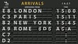 Video: Airport Arrivals Information Board Airport Arrivals Information Board