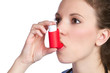Foto: Asthma Inhaler Girl Asthma Inhaler Girl