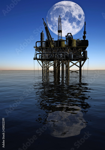 Illustration: Oil Rig Oil Rig