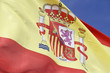 Foto: Landerflagge von Spanien Landerflagge von Spanien