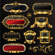 Vintage golden frame