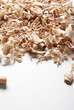 Wood chips and sawdust texture with copy space