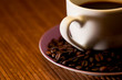 Coffee cup heart