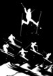 Vektor: Skiing, Illustrator Image Skiing, Illustrator Image