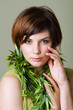 Photo: Pretty woman with short hair Pretty woman with short hair