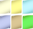 collection color paper.