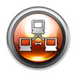 Glossy Orb Button "Network"