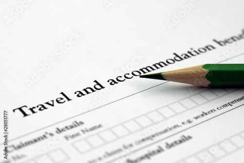 Photo: Travel form Travel form