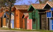 cabanes multicolores