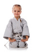 girl - karateka in kimono