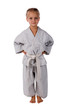girl - karateka in kimono