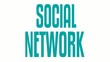 Social Network Word Tag Animation