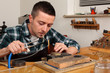 Photo: goldsmith in workshop goldsmith in workshop