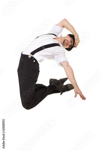 Photo: Young gentleman jumping Young gentleman jumping
