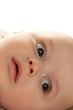 Gesicht eines staunenden Babys