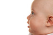 Gesicht eines staunenden Babys