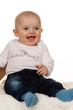 Gesicht eines staunenden Babys