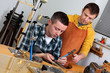 Photo: goldsmith in workshop goldsmith in workshop