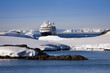 cruise ship in Antarctica