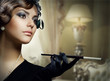 Romantic Beauty. Retro Style