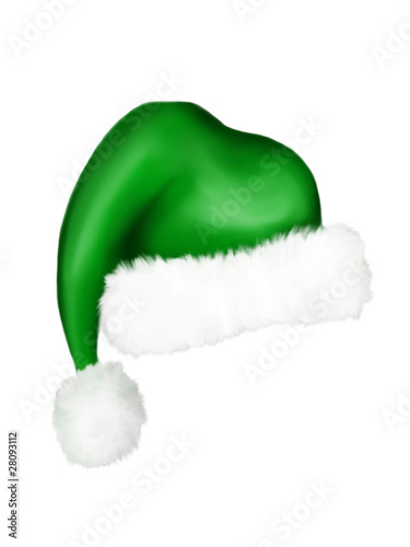Illustration: Green Elf Hat Green Elf Hat