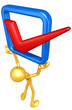Gold Guy Holding A Vote