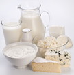 Photo of milk products. Photo of milk products.