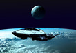 spaceship departing to the mission spaceship departing to the mission