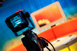 TV studio - Video camera viewfinder