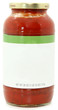 Blank Label Jar of Speghetti Sauce