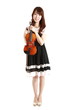 young woman with a Violin