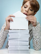 Photo: businesswoman sending mail businesswoman sending mail