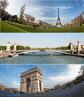 Triptyque Parisien-Tour Eiffel-Pont Alexandre 3-Champ Elysées Triptyque Parisien-Tour Eiffel-Pont Alexandre 3-Champ Elysées