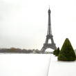 Tour Eiffel sous la neige - Paris Tour Eiffel sous la neige - Paris