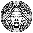 Vector: Illustration of Medusa Gorgon head with snake hair. Illustration of Medusa Gorgon head with snake hair.