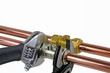 wrenches on pipework