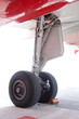 Flugzeug - Hauptfahrwerk ausgefahren Flugzeug - Hauptfahrwerk ausgefahren