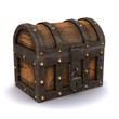 3d Treasure chest closed