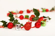 baubles  presents and holly