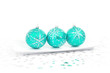 aqua bauble decoration