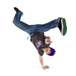 Cool dancer showing his skills