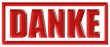 Stempel rot DANKE