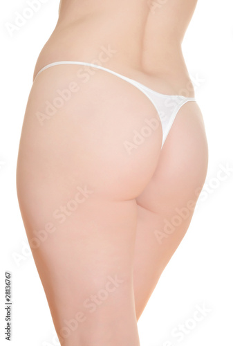 Photo: Backside of almost naked mature woman Backside of almost naked mature woman