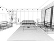 salotto rendering 3d divano illustrazione disegno interior salotto rendering 3d divano illustrazione disegno interior