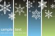 Christmas background from snowflakes