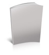 Paperback book curved